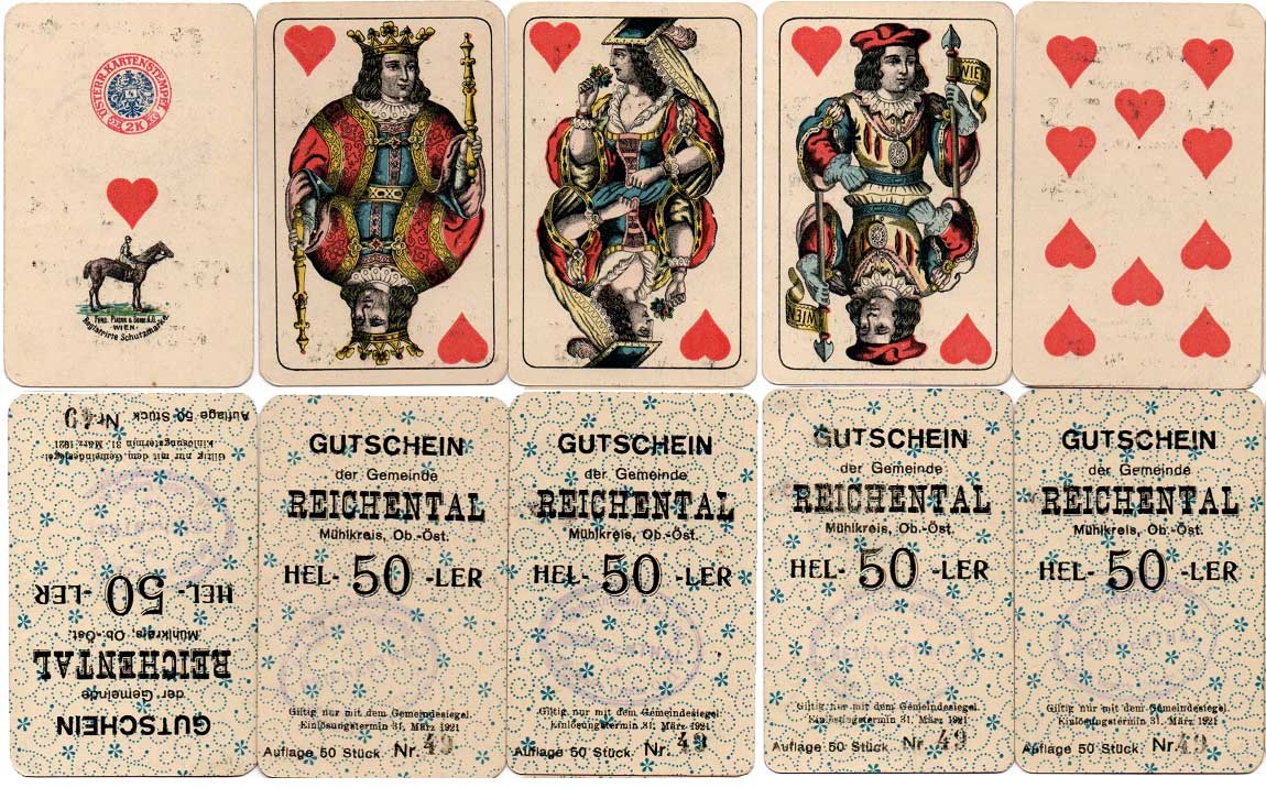 Reichental spielkarten notgeld Reichental spielkarten notgeld