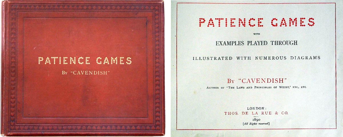 Patience Games by “Cavendish”, Thos. De La Rue, London, 1890