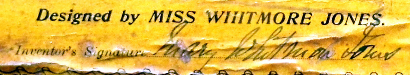 Mary Whitmore Jones’s signature Mary Whitmore Jones’s signature