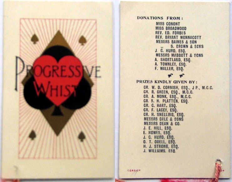 Progressive Whist Progressive Whist