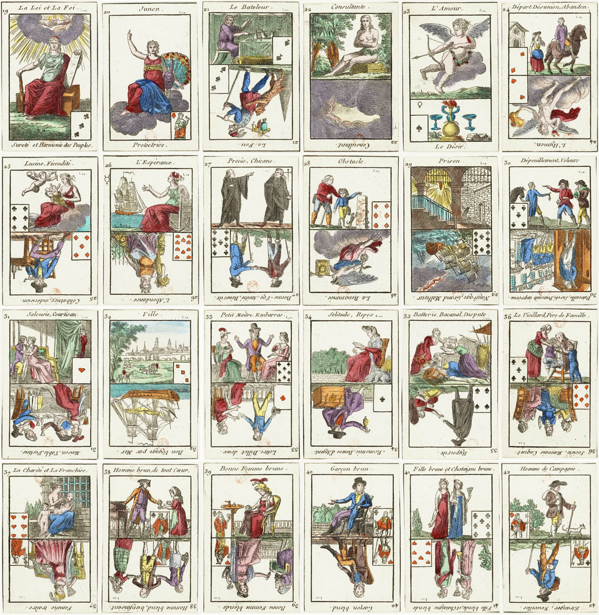 Le Petit Oracle des Dames ou Récréation des Curieux published by la Veuve Gueffier, Paris, 1807. Source gallica.bnf.fr / Bibliothèque nationale de France