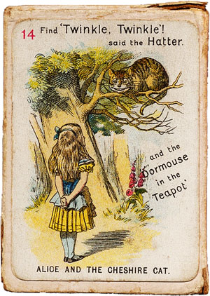 Alice in Wonderland card game, c.1900