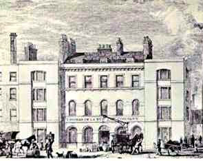 Bunhill Row early in the nineteenth century