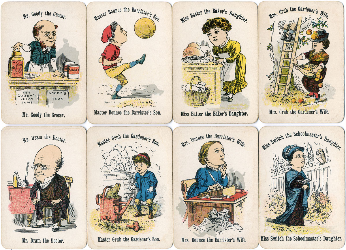 Cheery Families printed by De La Rue & Co., Ltd, c.1893 Cheery Families printed by De La Rue & Co., Ltd, c.1893