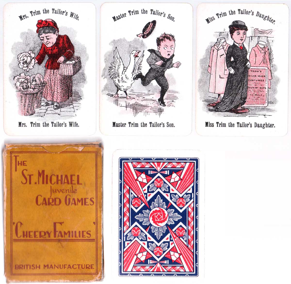 Cheery Families economy edition printed by De La Rue & Co., Ltd, c.1930s Cheery Families economy edition printed by De La Rue & Co., Ltd, c.1930s