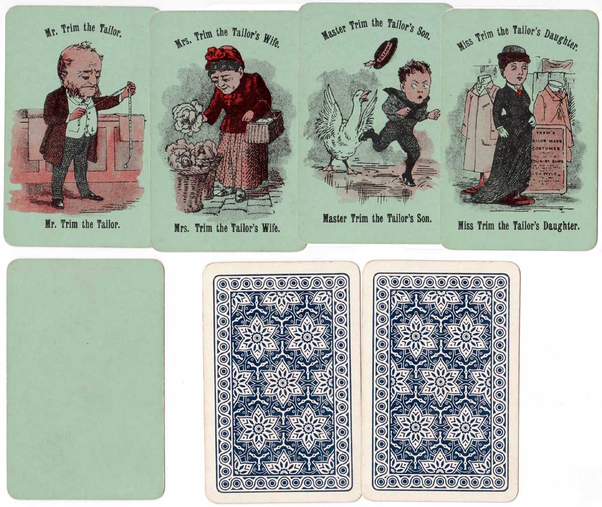 Cheery Families economy edition printed by De La Rue & Co., Ltd, c.1930s