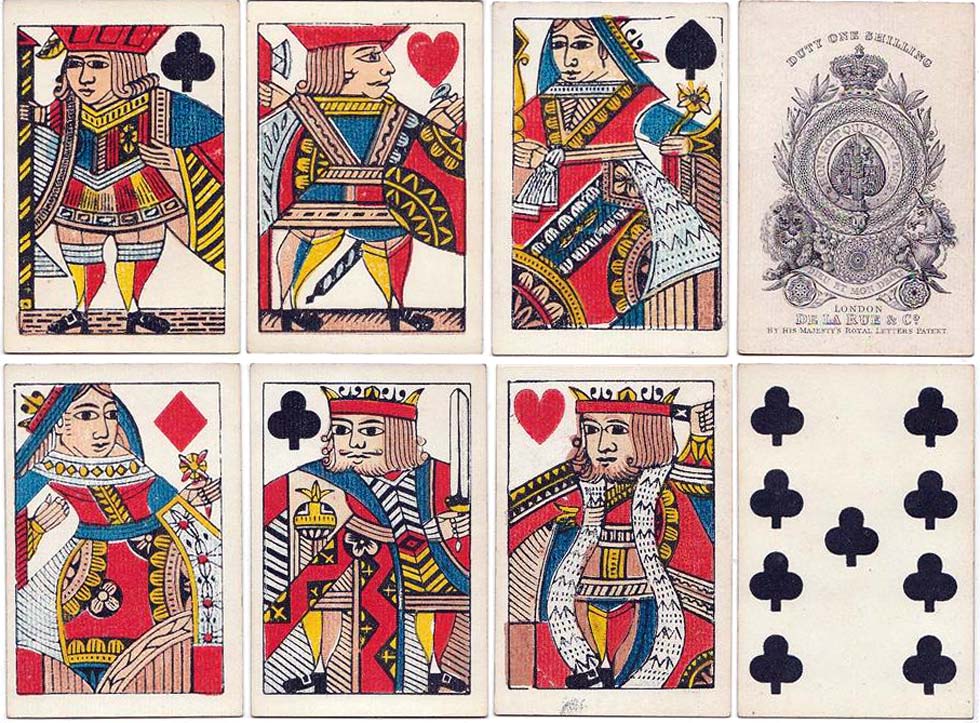 One of De la Rue's earliest pack of playing cards c.1832