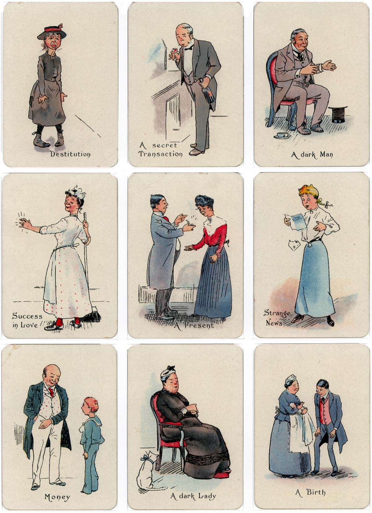 The “Gipsy” fortune-telling cards published by Thomas de la Rue & Co Ltd., c.1910 The “Gipsy” fortune-telling cards published by Thomas de la Rue & Co Ltd., c.1910