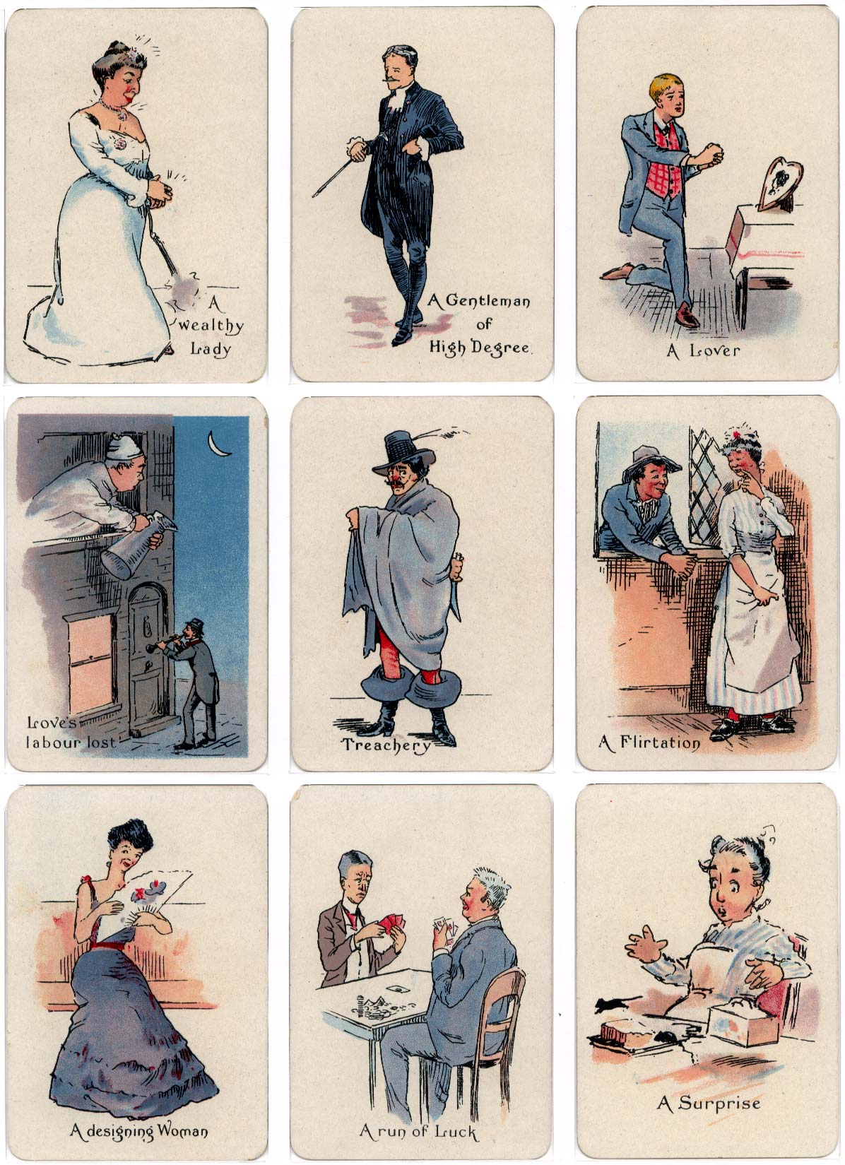 The “Gipsy” fortune-telling cards published by Thomas de la Rue & Co Ltd., c.1910 The “Gipsy” fortune-telling cards published by Thomas de la Rue & Co Ltd., c.1910