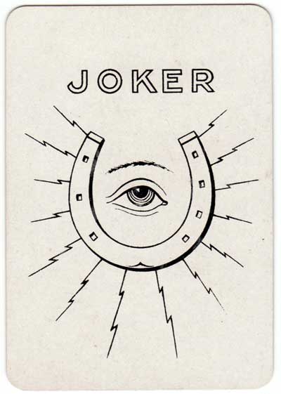 Joker from “Iddy Umpty” card game manufactured by Thomas de la Rue & Co., Ltd, c.1905 Joker from “Iddy Umpty” card game manufactured by Thomas de la Rue & Co., Ltd, c.1905
