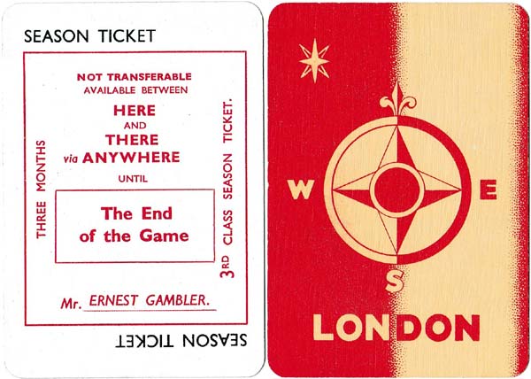 Lobo, the London Underground card game published by Thomas De la Rue & Co Ltd, 1930s