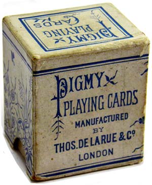 Pigmy playing cards with 'Dexter' indices, c.1890