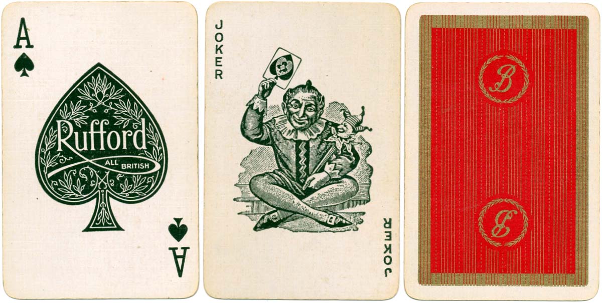 Rufford playing cards, c.1950