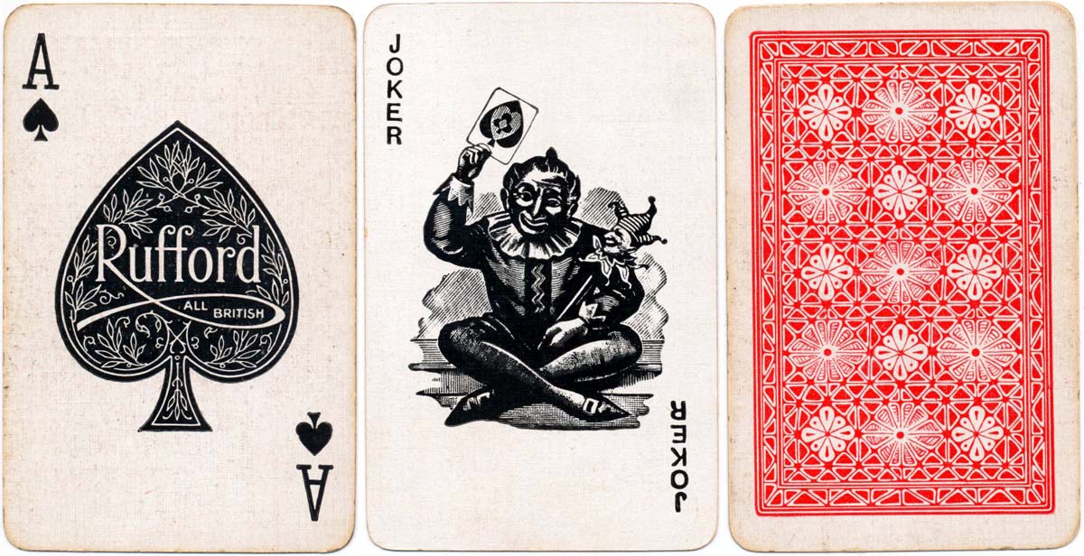 Rufford playing cards, c.1950