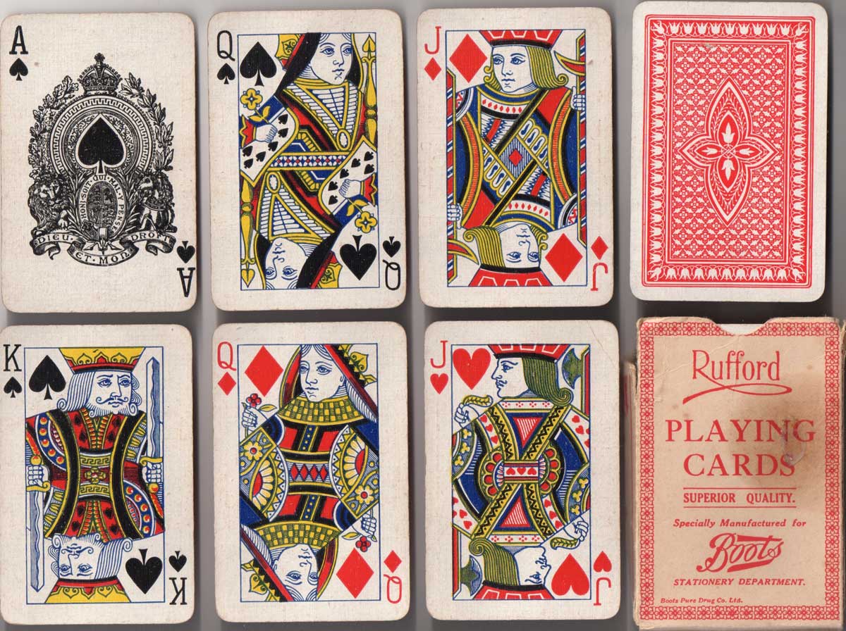 Rufford playing cards, 1926-30