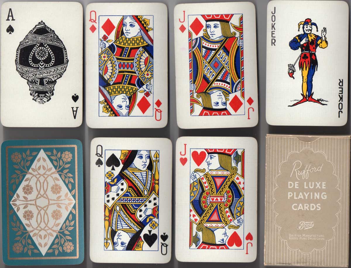 Rufford playing cards,  c.1958