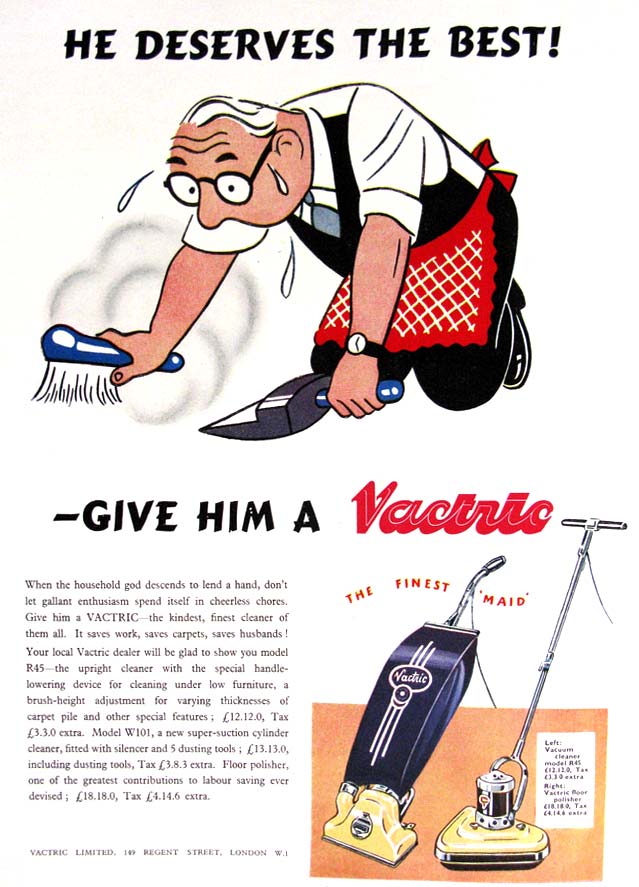 Vac-tric Electric Vacuum Cleaner advert