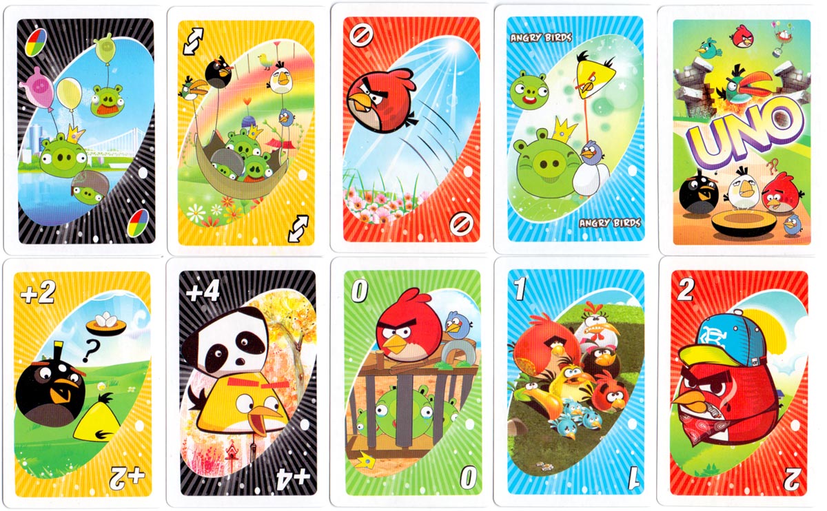 Angry Birds UNO manufactured in China, 2003