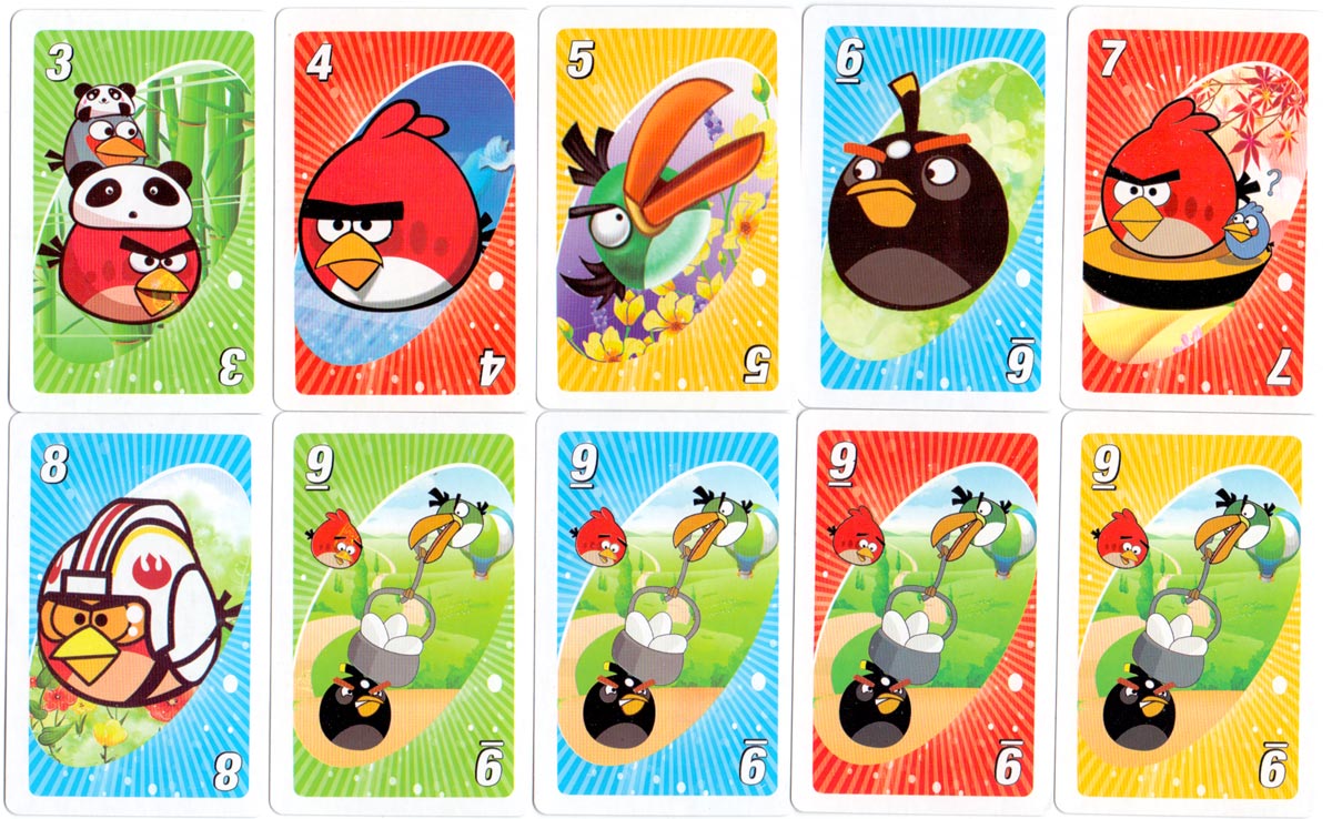 Angry Birds UNO manufactured in China, 2003