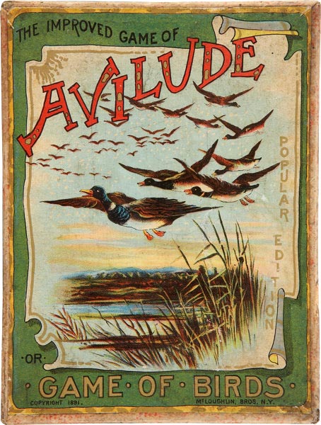 Box from 3rd edition of Avilude or Game of Birds