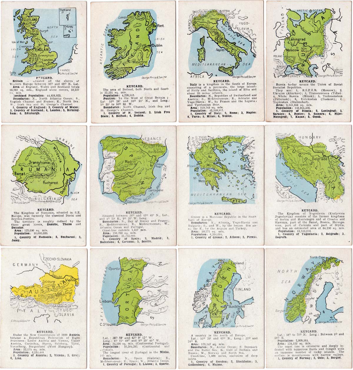 “Countries of the World” published by H.P. Gibson & Sons, Ltd, c.1939