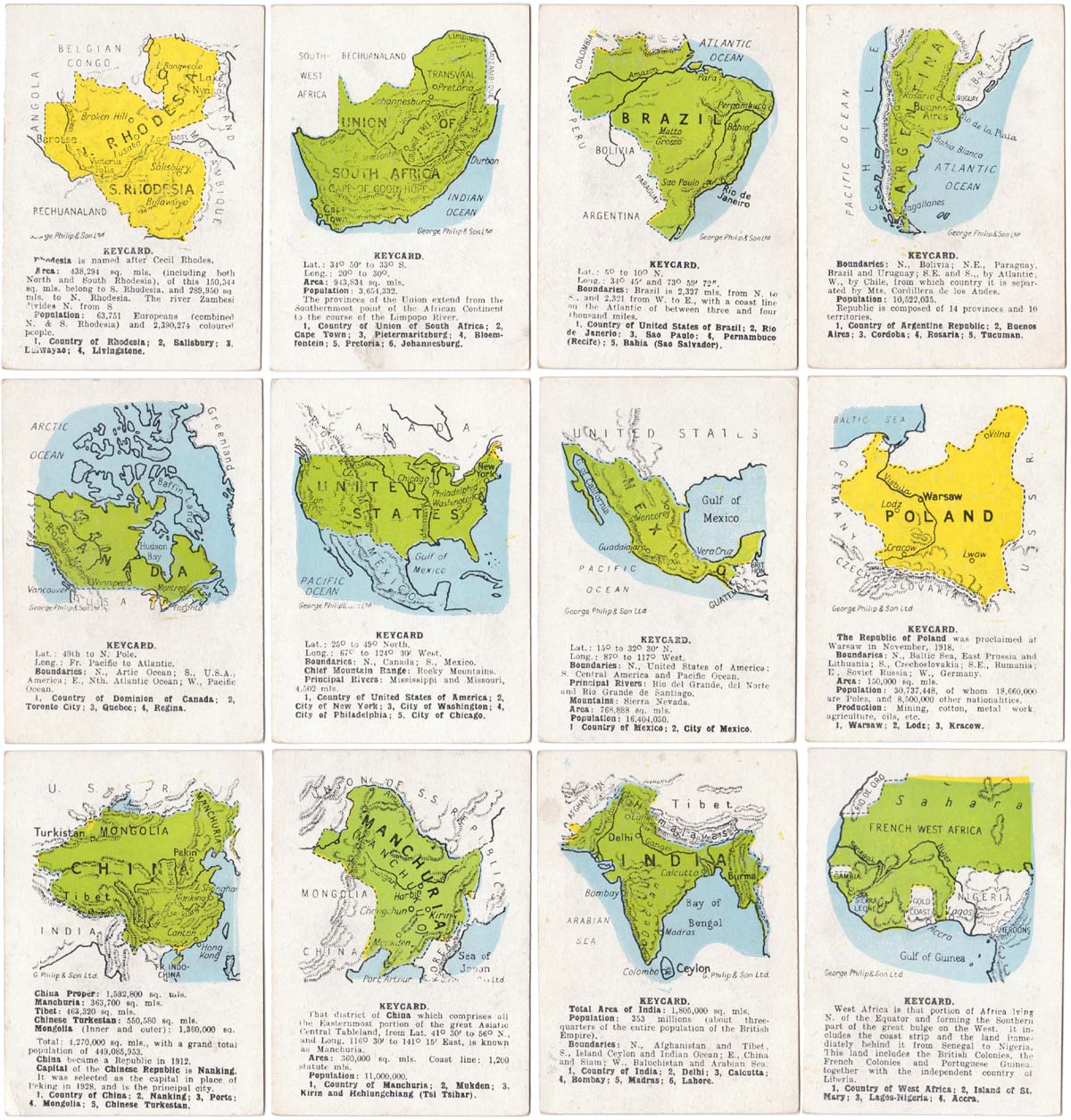 “Countries of the World” published by H.P. Gibson & Sons, Ltd, c.1939 “Countries of the World” published by H.P. Gibson & Sons, Ltd, c.1939