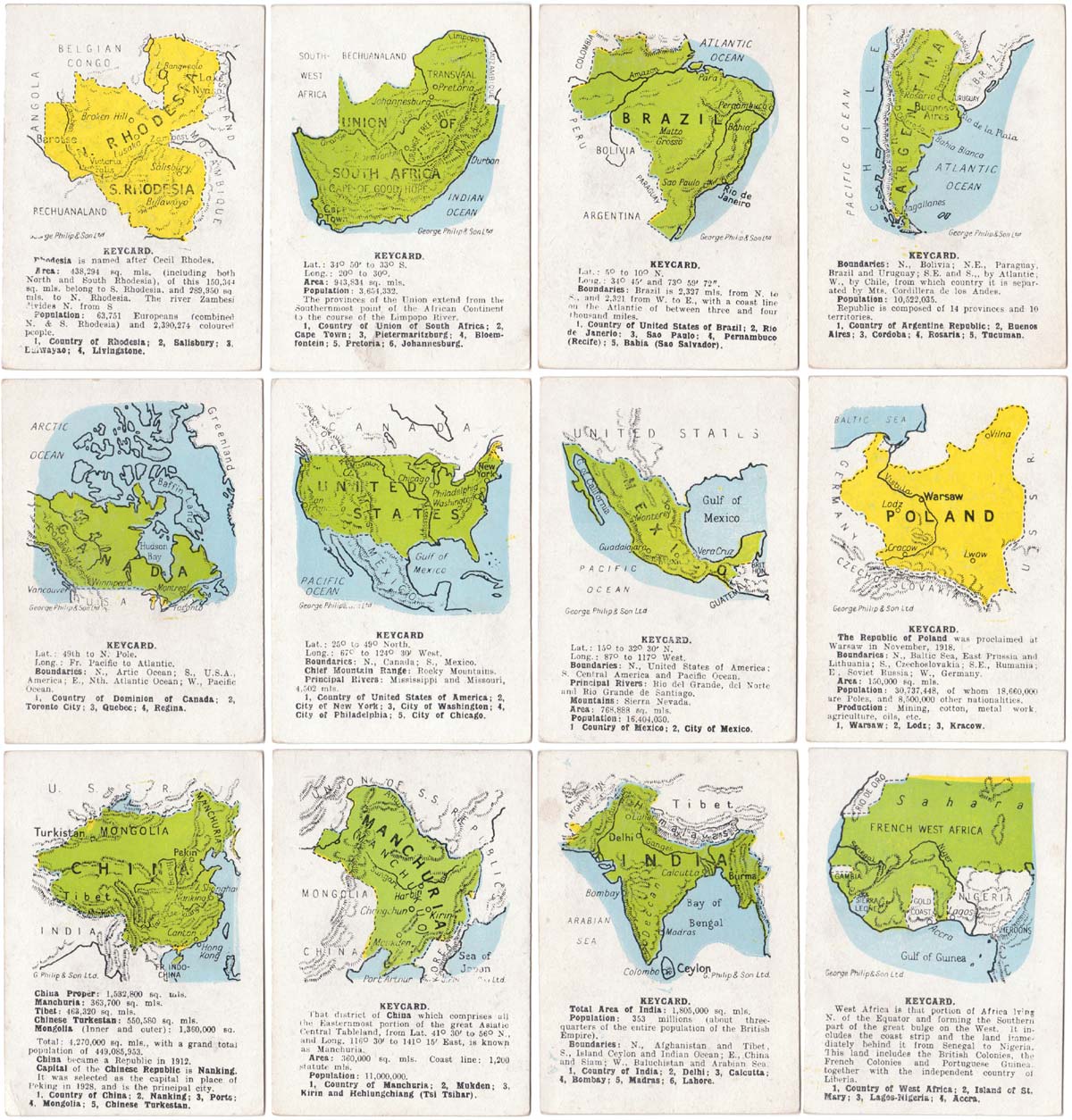 “Countries of the World” published by H.P. Gibson & Sons, Ltd, c.1939