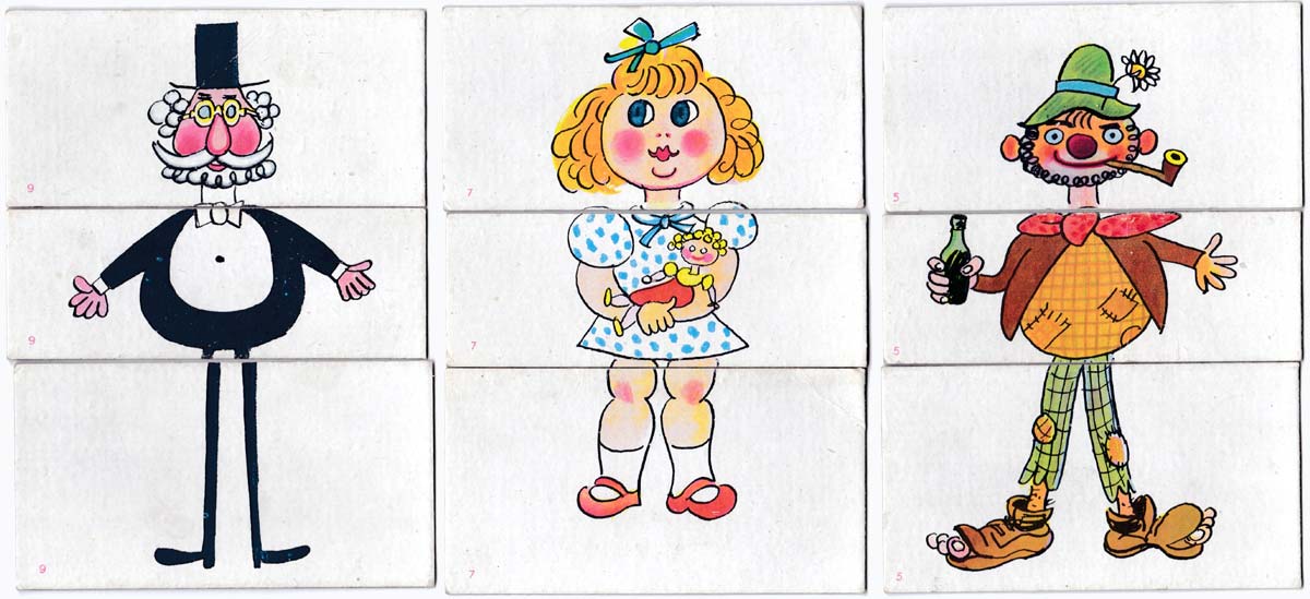 Crazy People children’s card game illustrated by Walter Trier, c.1950