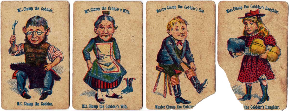 Happy Families card game published by Globe Series, c.1900