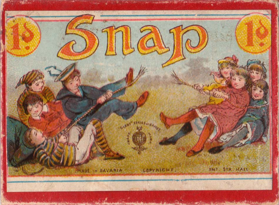 Snap card game published in UK by Globe (Oppenheimer und Sulzbacher), late 19th century