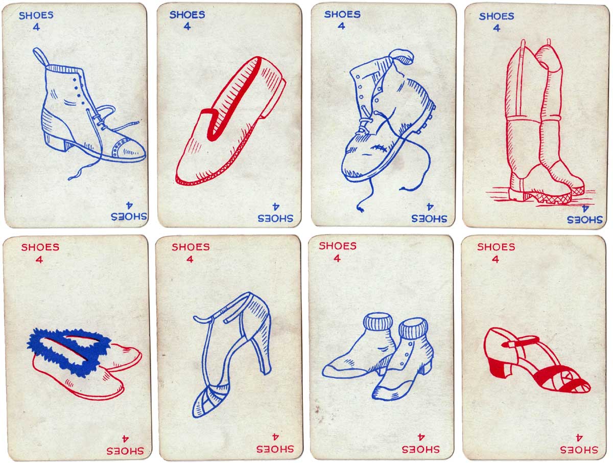 Inspector card game published by W F Jackson & Sons, 1940s