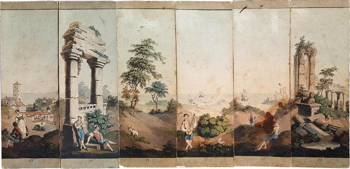 Myriorama of Italian scenery, 1824 Myriorama of Italian scenery, 1824