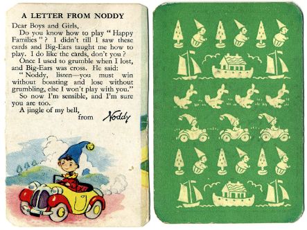 Enid Blyton's Noddy Happy Families, 1955