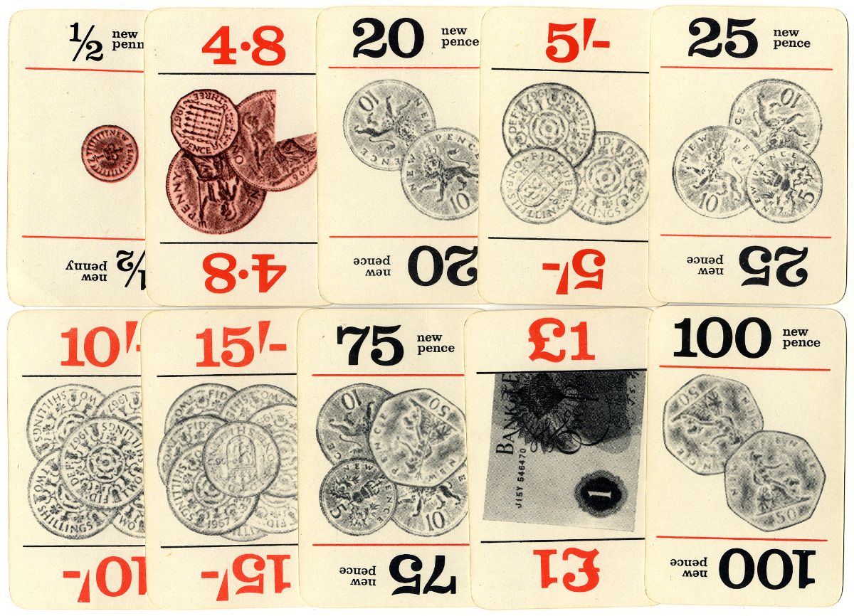 Snip Snap, the Decimal Currency Game, 1968