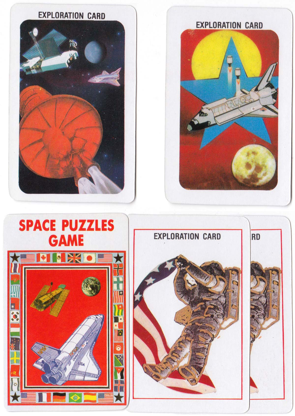 The Space Puzzles Game published by Gametoy Development Co., Inc, Orlando, FL, 1991