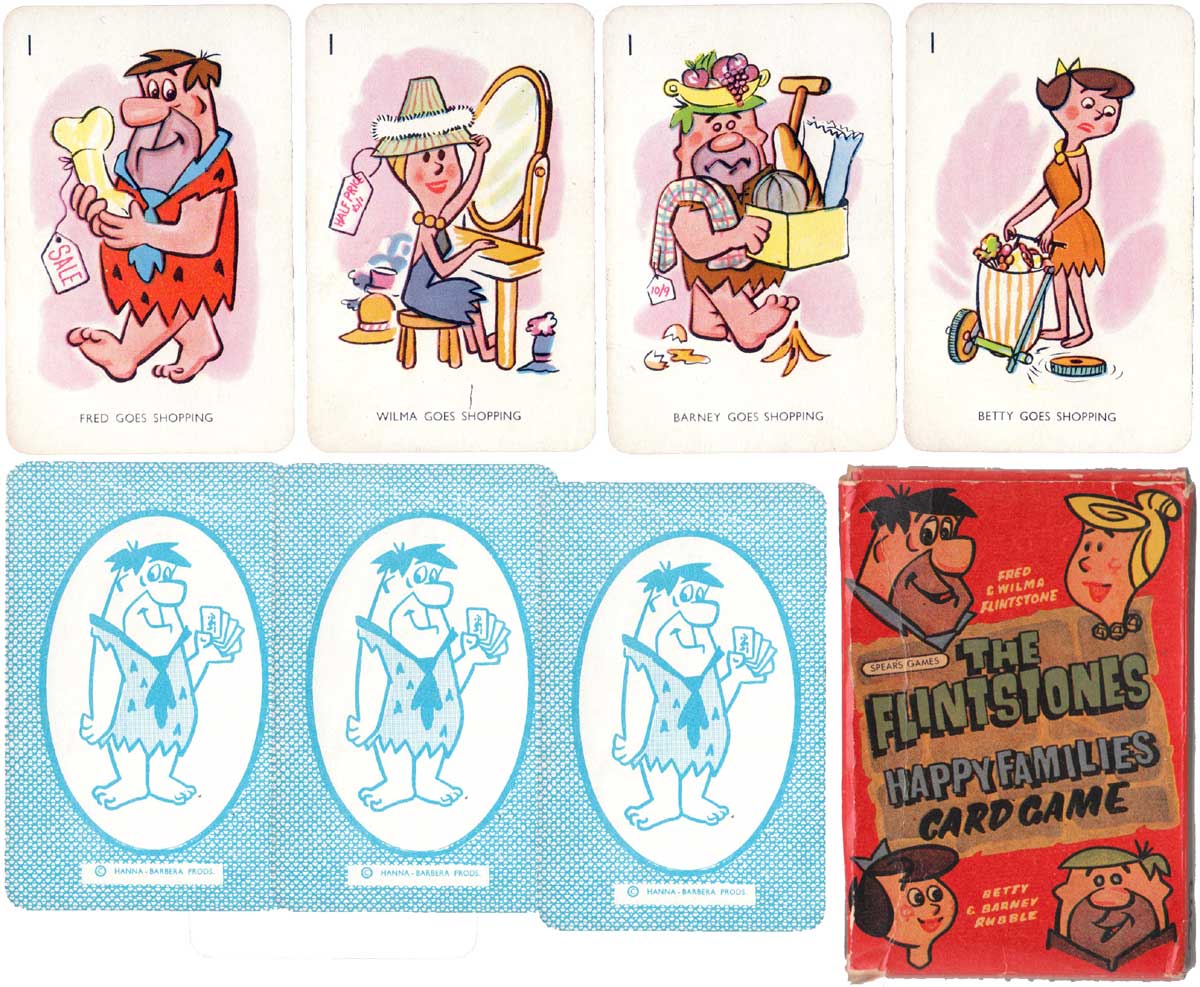 Flintstones Happy Families by J. W. Spear and Sons, c.1960