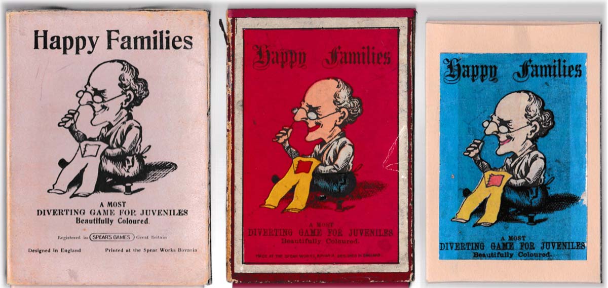 Spears Happy Families boxes c.1875-1920 Spears Happy Families boxes c.1875-1920