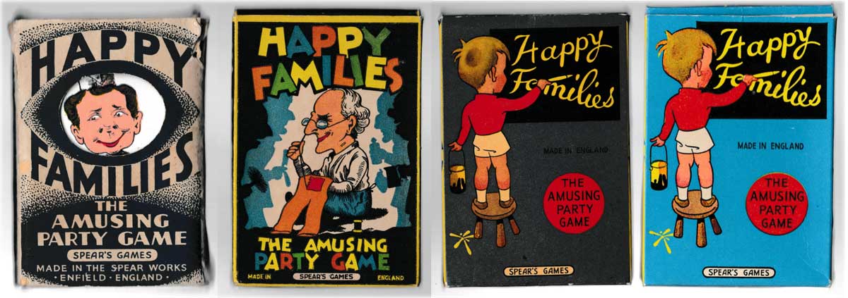 Spears Happy Families boxes c.1930-1950 Spears Happy Families boxes c.1930-1950
