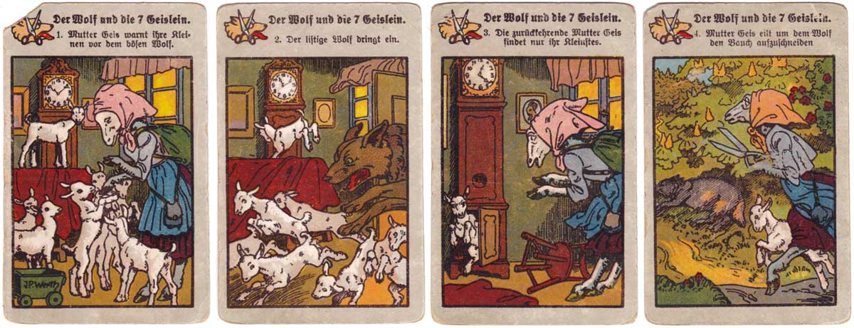 Märchen-Quartett (Fairy Tales) published by J. W. Spear & Söhne, c.1915