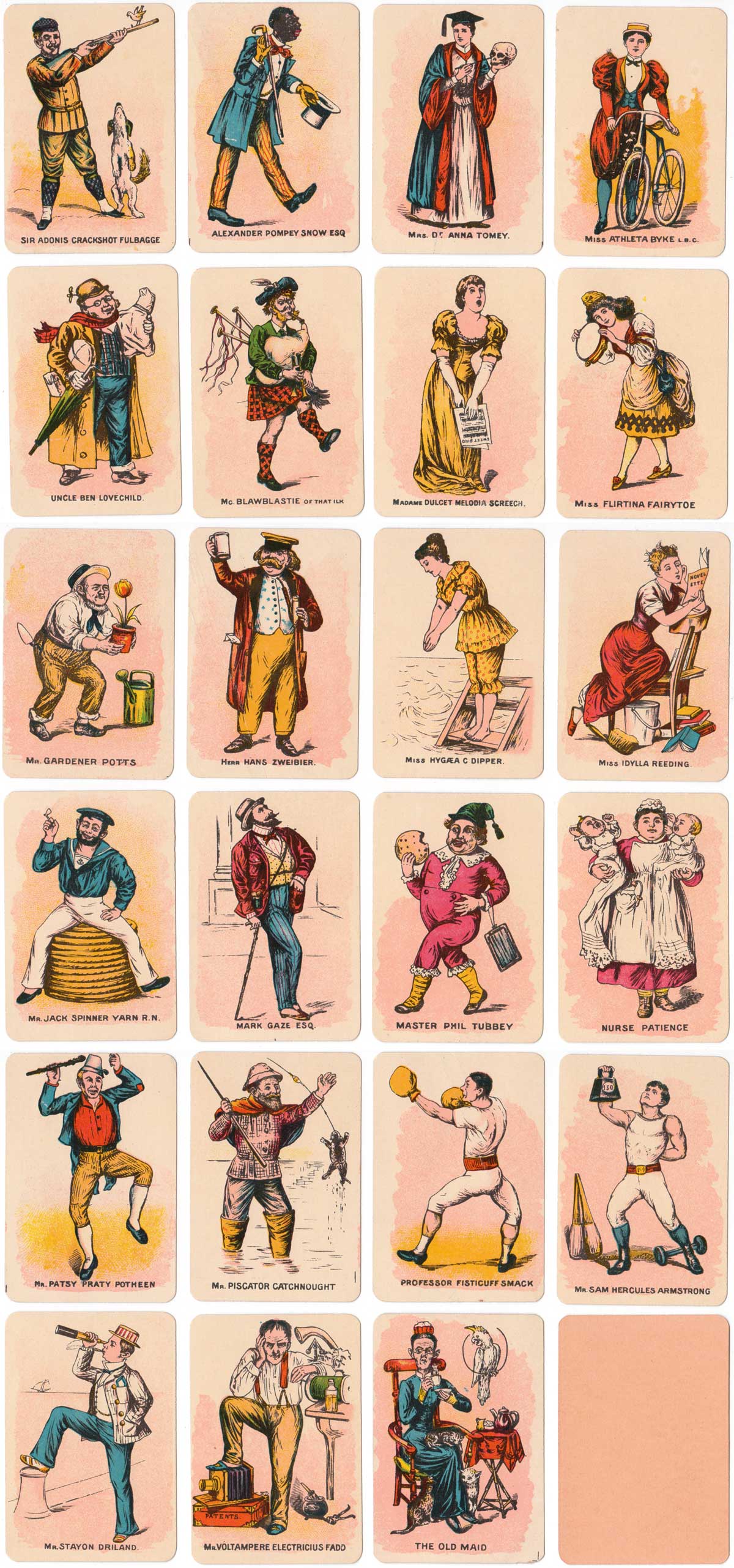 the Jolly Game of Old Maid published by Spear's Games, c.1910