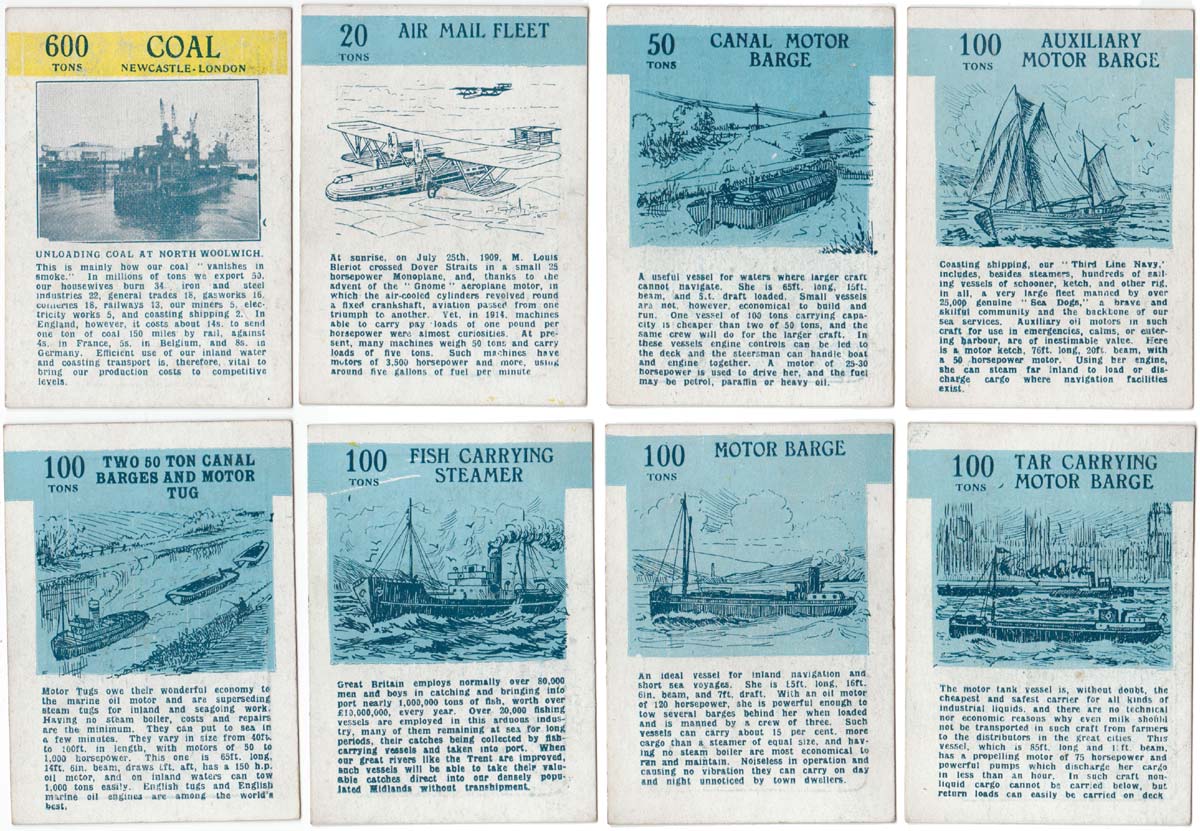 Transport card game published by H.P. Gibson & Sons Ltd in mid-1930s