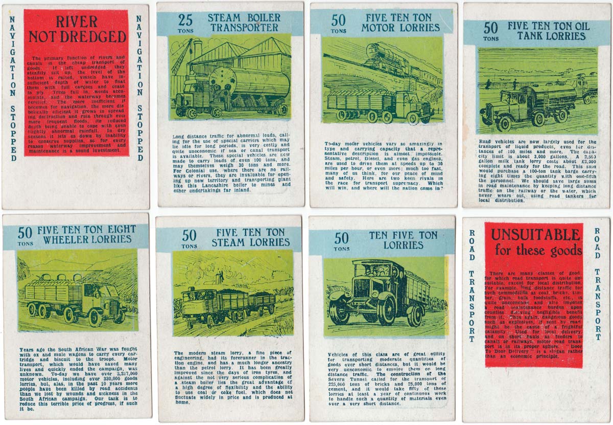Transport card game published by H.P. Gibson & Sons Ltd in mid-1930s Transport card game published by H.P. Gibson & Sons Ltd in mid-1930s
