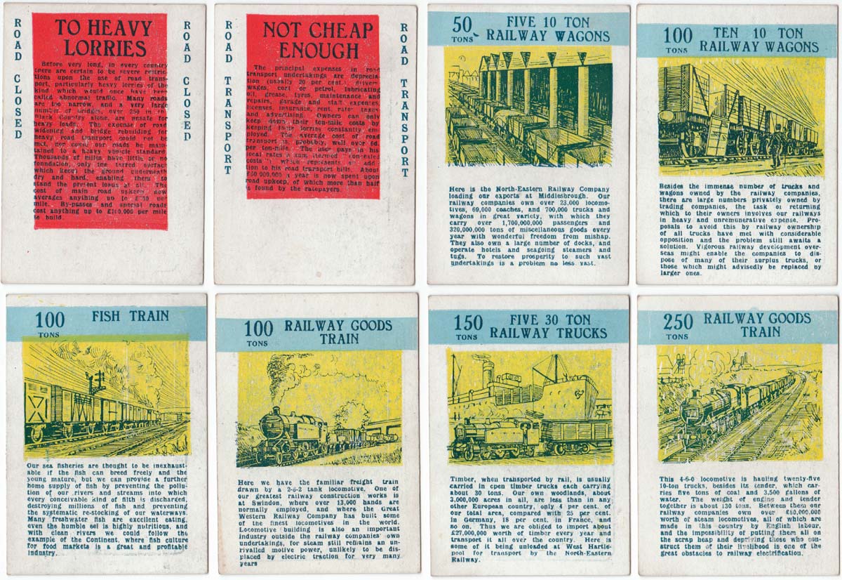 Transport card game published by H.P. Gibson & Sons Ltd in mid-1930s