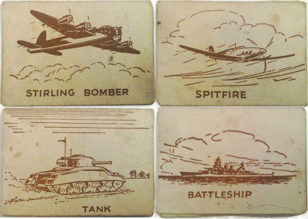 Wartime Snap card game, c.1941 Wartime Snap card game, c.1941