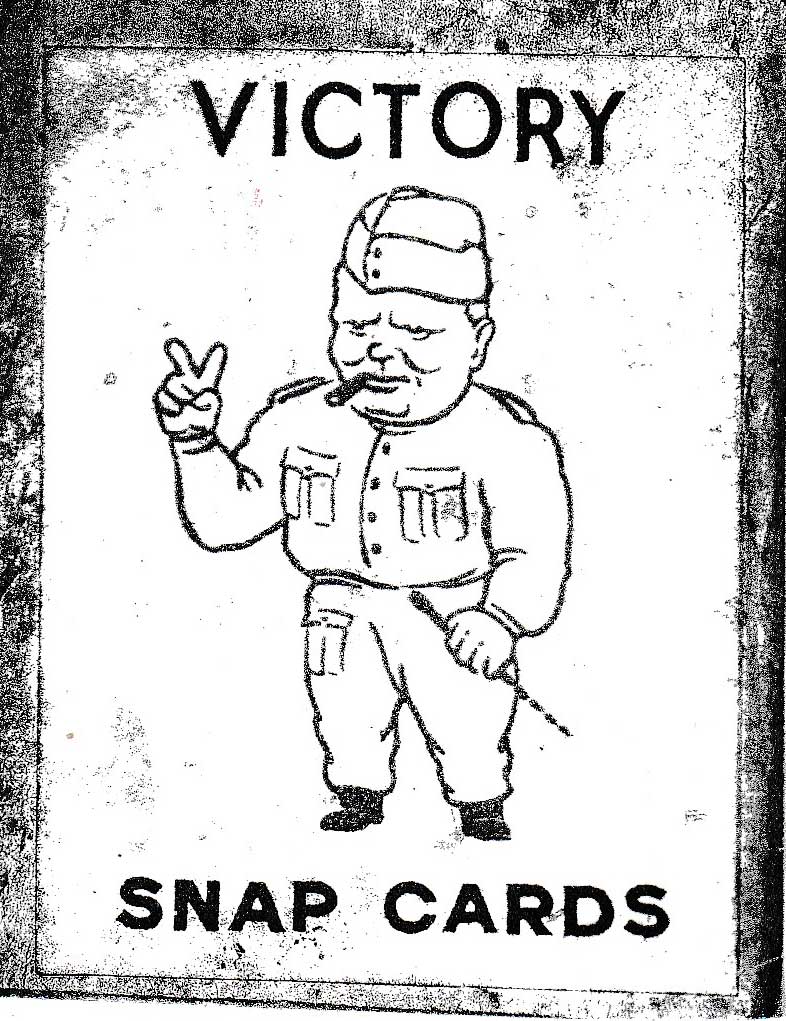 Victory Snap card game, c.1945