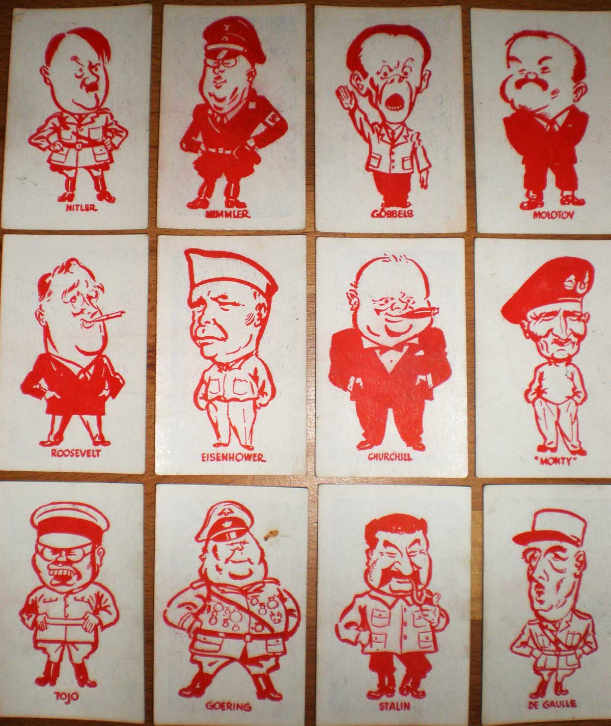 World Leaders Snap published around WW2, c.1940 World Leaders Snap published around WW2, c.1940