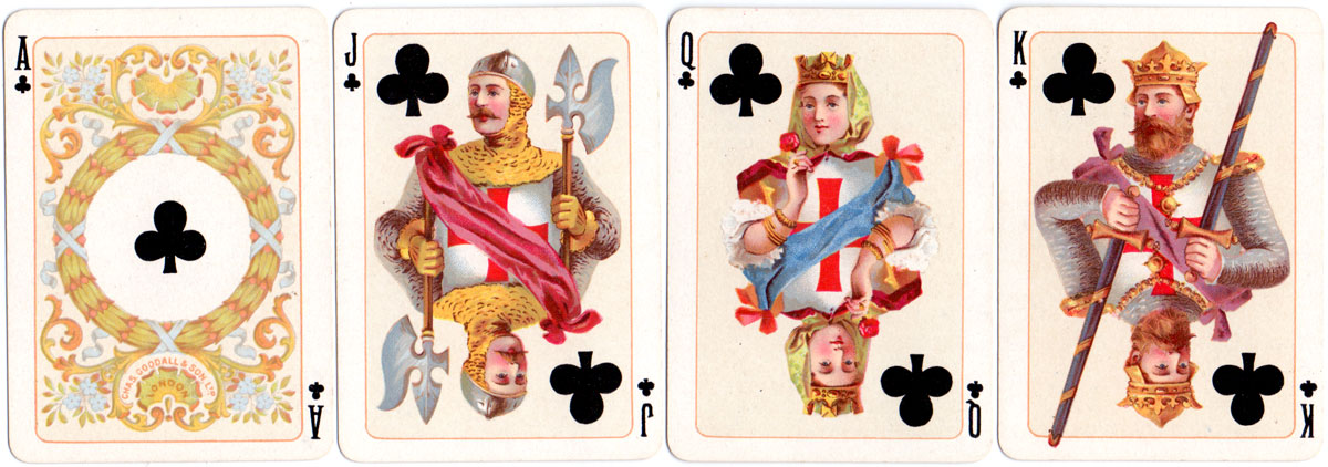 Goodall’s “Historic” Playing Cards, 1893