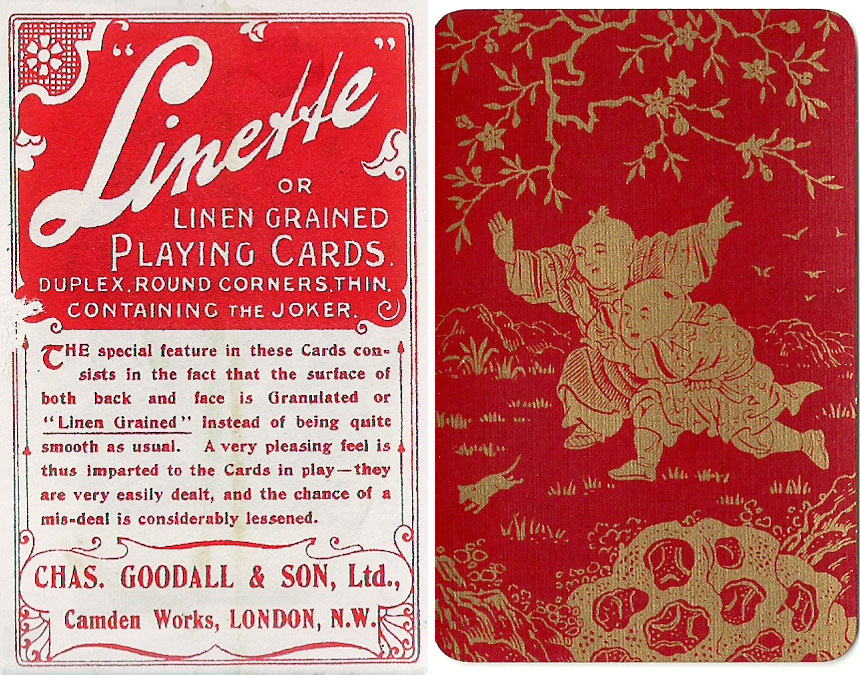 Linette Linen Grained Playing Cards