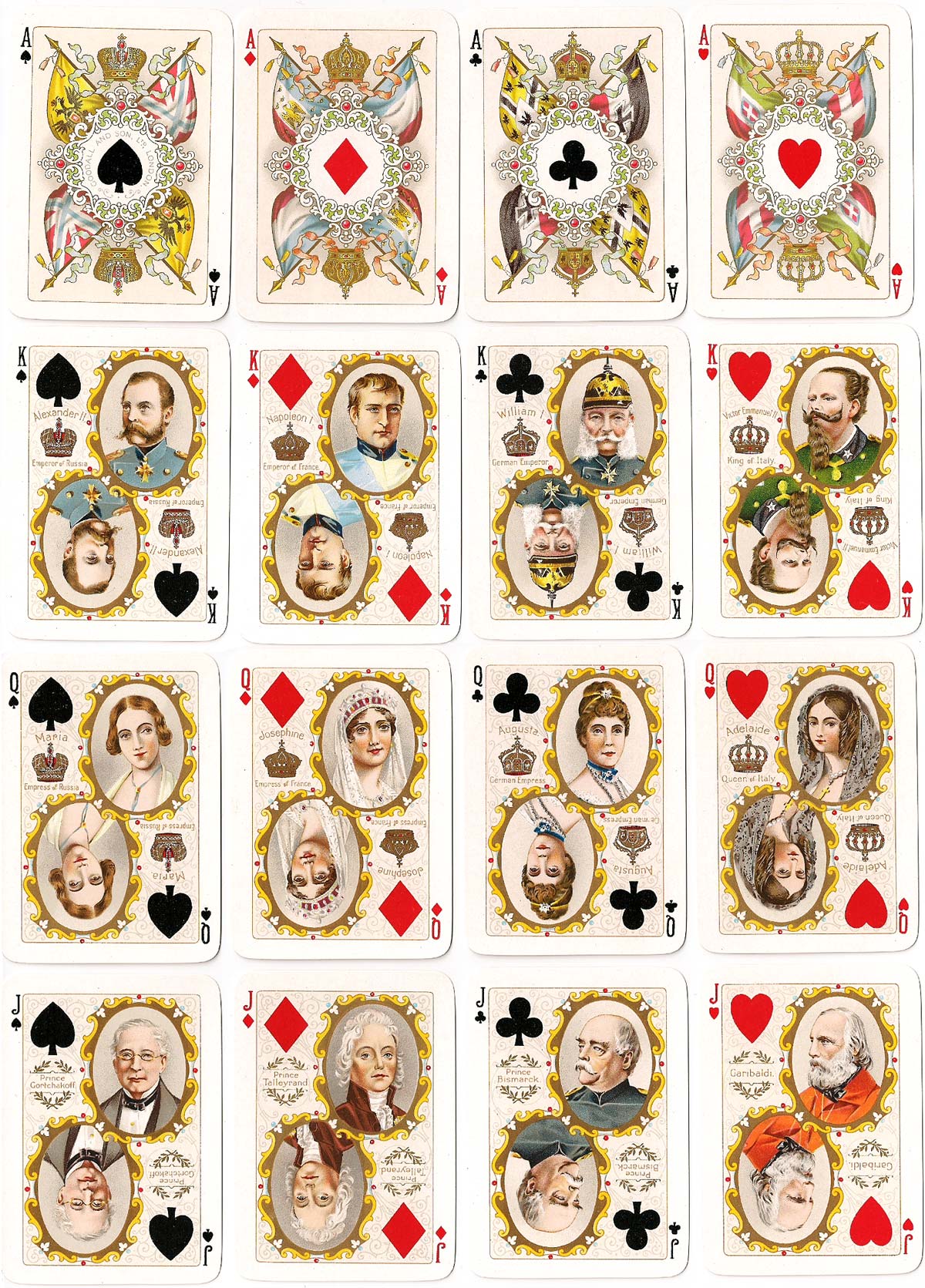 Goodall's Nineteenth Century Playing Cards, c.1900