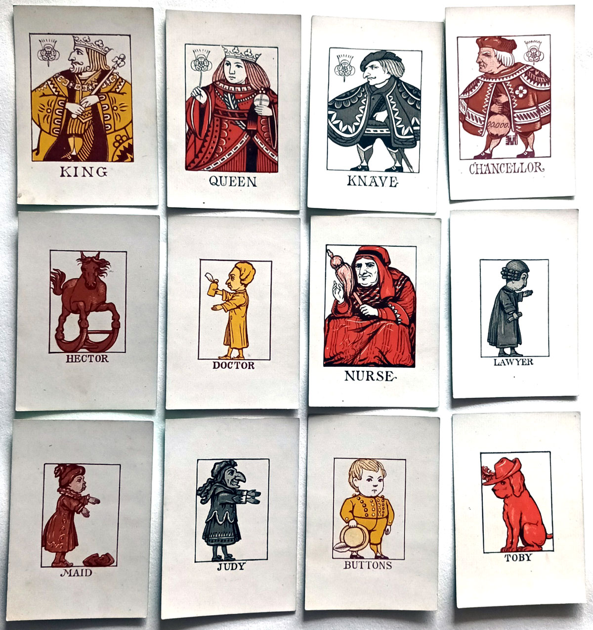 Quaterne: a children’s card game by Goodall & Son, 1873